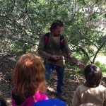 Chris making an arrow
